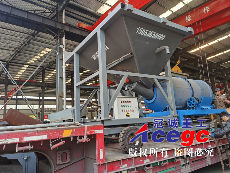 移動(dòng)式轉(zhuǎn)筒|圓筒|滾筒洗砂機(jī)發(fā)往濱州