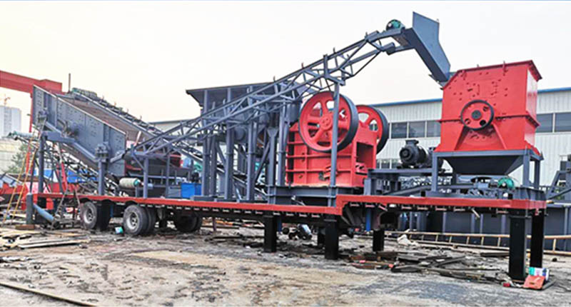 花崗巖移動(dòng)式破碎站